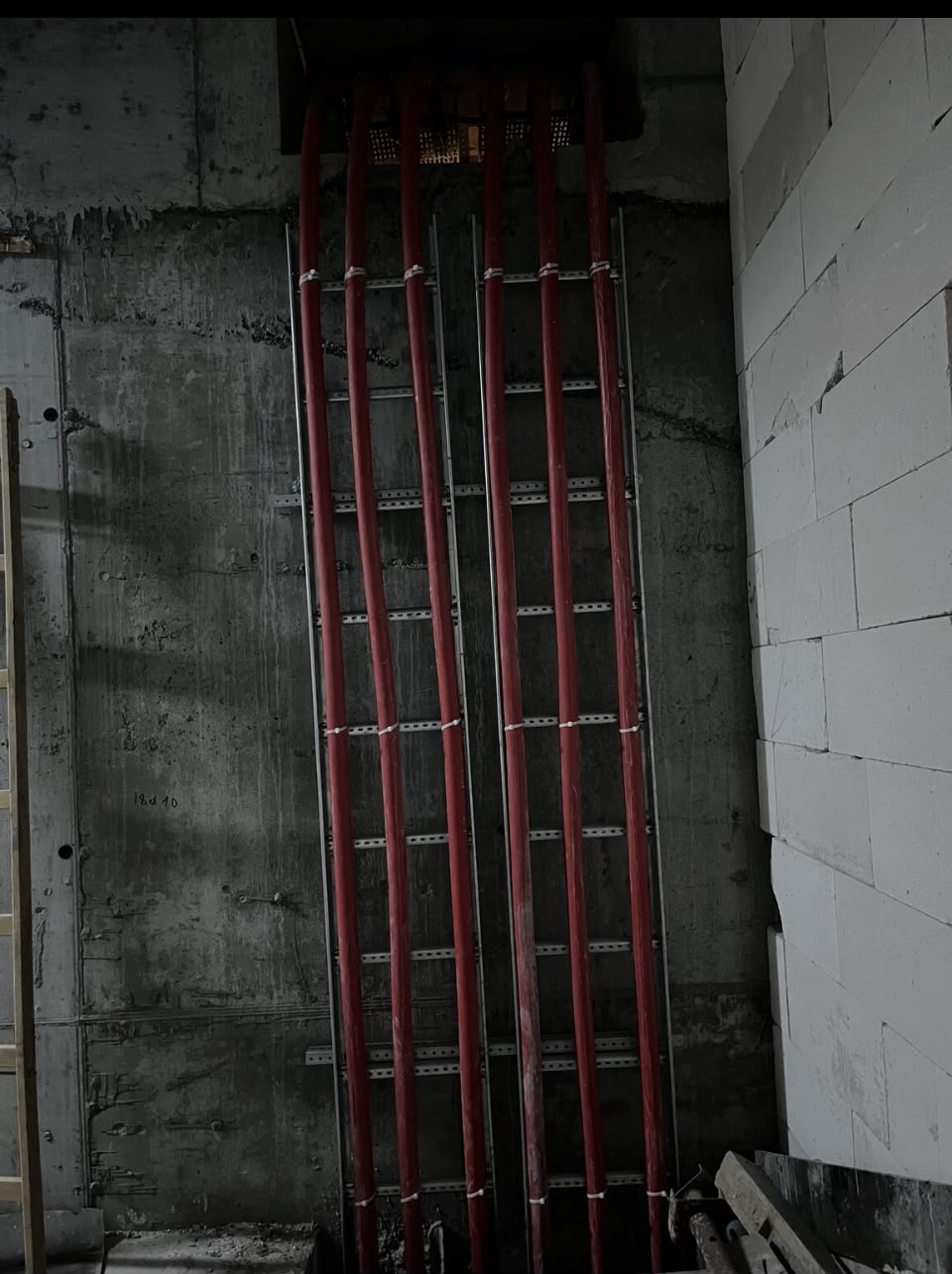 Beton köşk trafo binası temel montajı